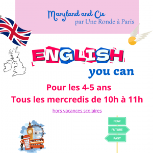 apprendre l'anglais à 4-5 ans, learn english, apprendre l'anglais en s'amusant, english you can